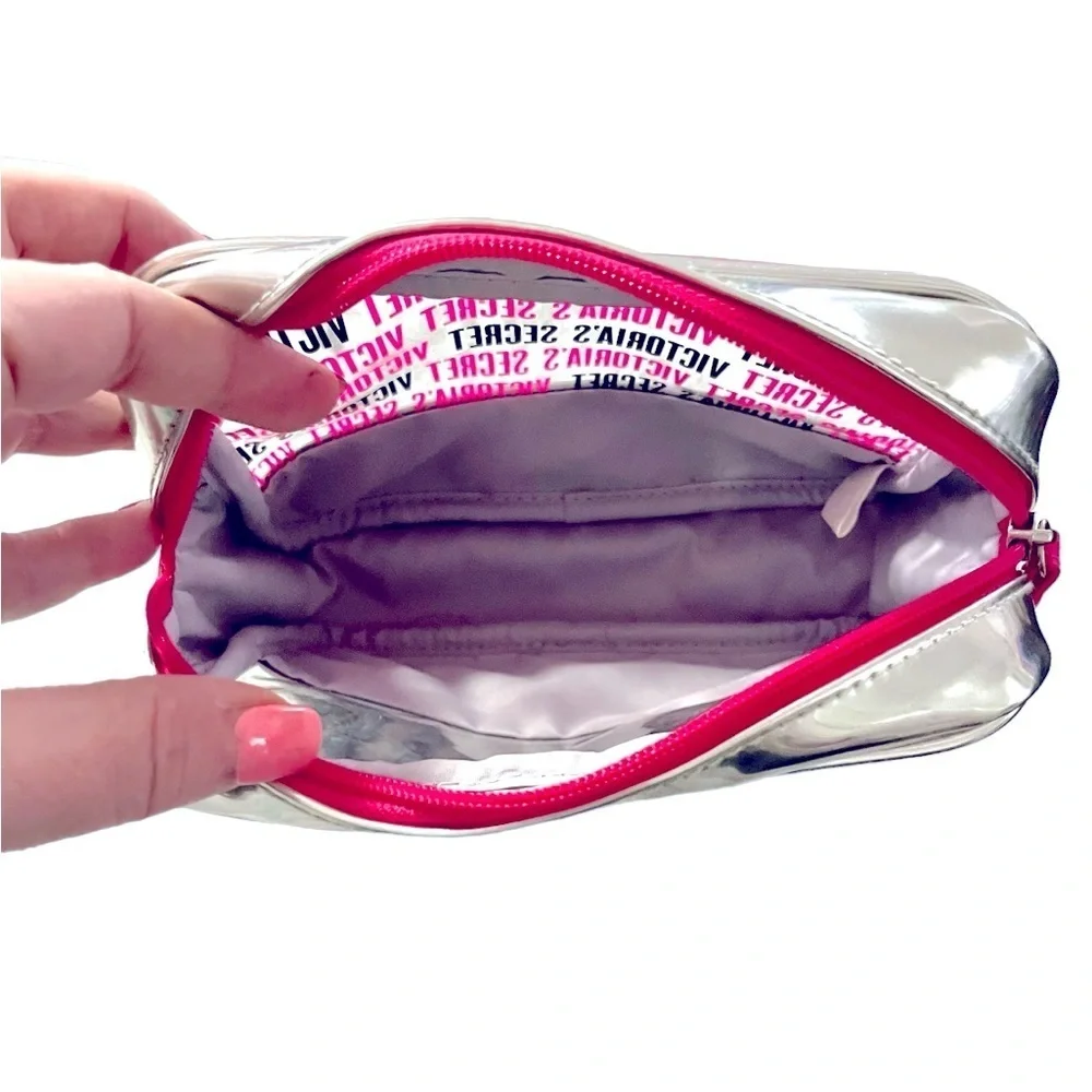 Victoria’s Secret Makeup Bag Pink/Silver
